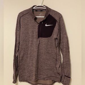 Nike 1/4 zip warm running long sleeve men's